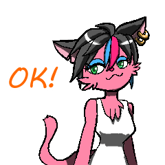 [LINEスタンプ] 猫っ娘の日常スタンプ