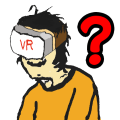 [LINEスタンプ] VR仮面リックのスタンプの画像（メイン）
