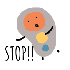 [LINEスタンプ] ∵simple faces∵