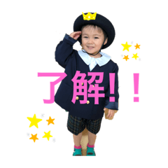 [LINEスタンプ] 健3歳