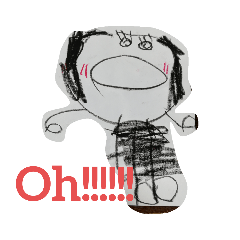 [LINEスタンプ] かなの落書き