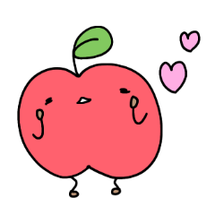 [LINEスタンプ] おいしいリンゴさんスタンプ