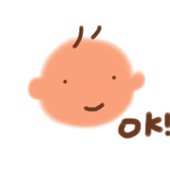 [LINEスタンプ] ふつうのあかちゃんスタンプ