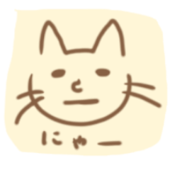 [LINEスタンプ] うすちゃいろのねこ