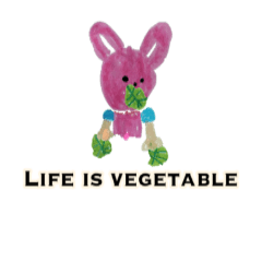 [LINEスタンプ] うさぎのともだち。