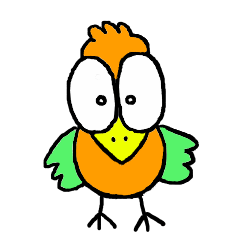 [LINEスタンプ] とり吉門左衛門でござる。