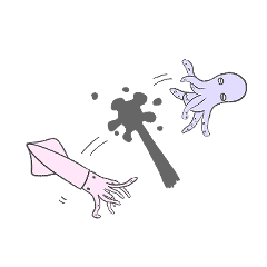 [LINEスタンプ] 触手パーティー