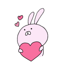 [LINEスタンプ] うさぎのぽぽさん