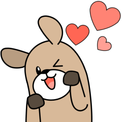 [LINEスタンプ] かわいいキバノロ, LANI