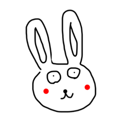 [LINEスタンプ] うさぎ01