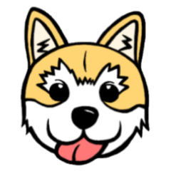 [LINEスタンプ] 昔からいる典型的な日本の雑種コロン