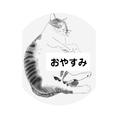 [LINEスタンプ] ニャン吉だにゃ〜         ฅ^•ω•^ฅ