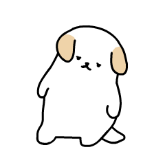 [LINEスタンプ] 子犬ボバ