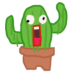 [LINEスタンプ] イカレサボテンスタンプ