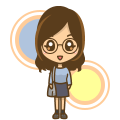 [LINEスタンプ] 眼鏡女子のかわいい仕草と表情
