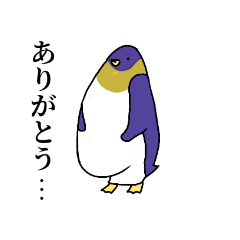 [LINEスタンプ] 喋るデブ鳥たち