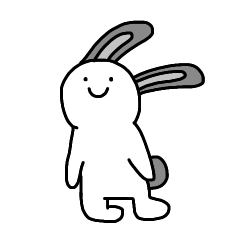 [LINEスタンプ] うさぎさん(虚無)