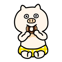 [LINEスタンプ] 日常のぶたさん