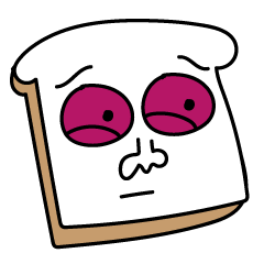 [LINEスタンプ] 表情豊かな食パンたち