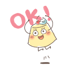 [LINEスタンプ] ぷりんもどき。