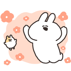 [LINEスタンプ] スプリングうさちゃん その2