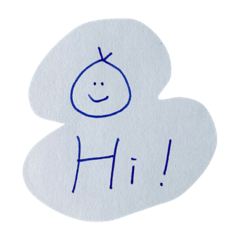 [LINEスタンプ] 手書き、英語、日常会話