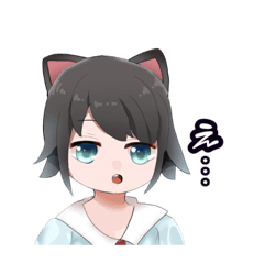 [LINEスタンプ] キツネコ＆あや コラボスタンプ①