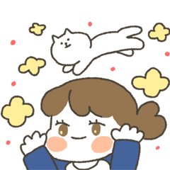 [LINEスタンプ] 幸せなハッピーハピ