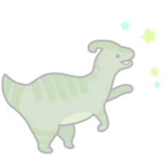 [LINEスタンプ] ゆめかわいい恐竜たち