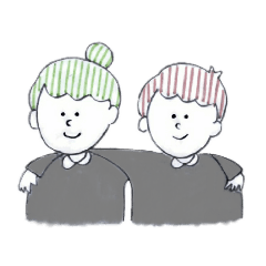 [LINEスタンプ] クラフトじゃないふたり。