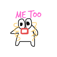 [LINEスタンプ] ギョロ目アメリカン
