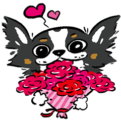 [LINEスタンプ] チワワのウメちゃん