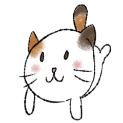 [LINEスタンプ] ボクの隣にいるネコ