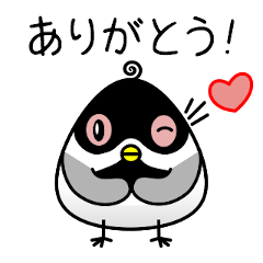 [LINEスタンプ] かわいいぽっちゃり小鳥のスタンプ