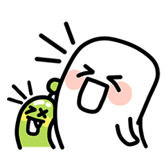 [LINEスタンプ] めるらんとくみ シャウト！