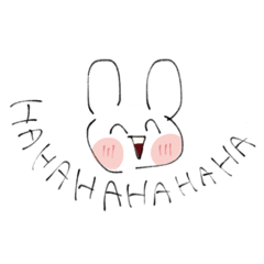 [LINEスタンプ] ほぇーーうさぎかー