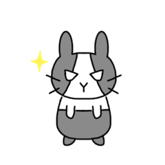 [LINEスタンプ] ウサギのみーさん