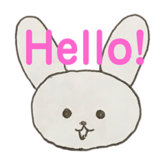 [LINEスタンプ] めちゃくちゃかわいいうさぎ
