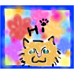 [LINEスタンプ] particles of the light 123