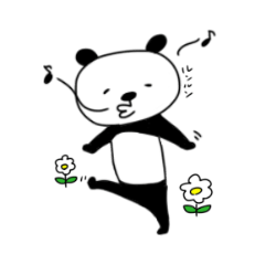[LINEスタンプ] おえかき【パンダのいろいろ】