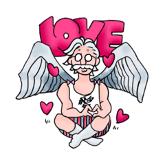 [LINEスタンプ] 愛が欲しいおじさま
