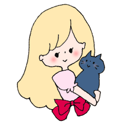 [LINEスタンプ] 猫好きホワコの毎日使えるスタンプ
