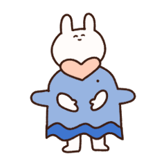 [LINEスタンプ] まんぼうさぎ