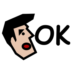 [LINEスタンプ] 顔 2D