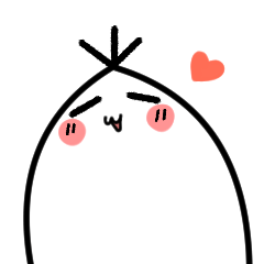 [LINEスタンプ] 白いタケノコスタンプ