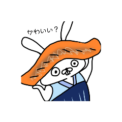 [LINEスタンプ] へんてこうさぎの日常 