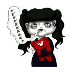 [LINEスタンプ] ヴォルガー通りの少女達。