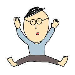 [LINEスタンプ] シンプルなメガネの人たち