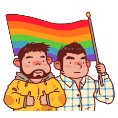 [LINEスタンプ] ポポとアイワン 