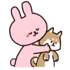 [LINEスタンプ] シンプルうさちゃんのゆるいスタンプ その2